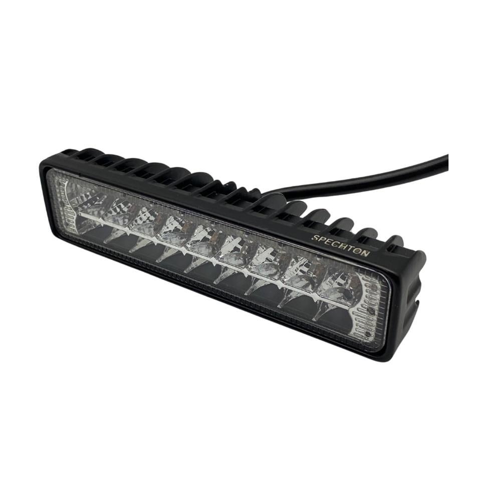 12-30V GÜNDÜZ SÜRÜŞ LEDİ (9+9 LEDLİ) SARI-BEYAZ ÇAKARLI FONKSİYONLU (148*35 MM)