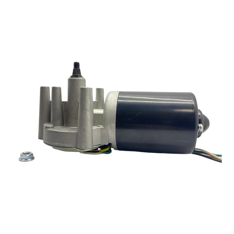24V SİLECEK MOTORU AĞIR HİZMET (KABLOLU SOKETLİ 5 FİŞ)