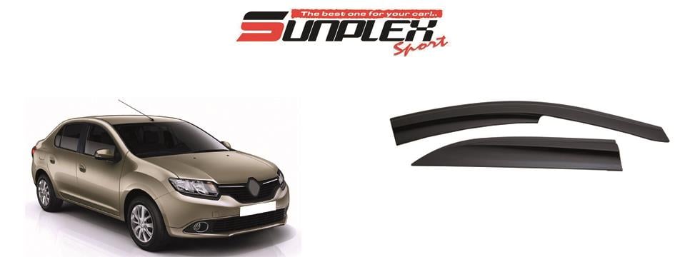 SUNPLEX CAM RÜZGARLIĞI MUGEN RENAULT SYMBOL 2013 > (4 AD)