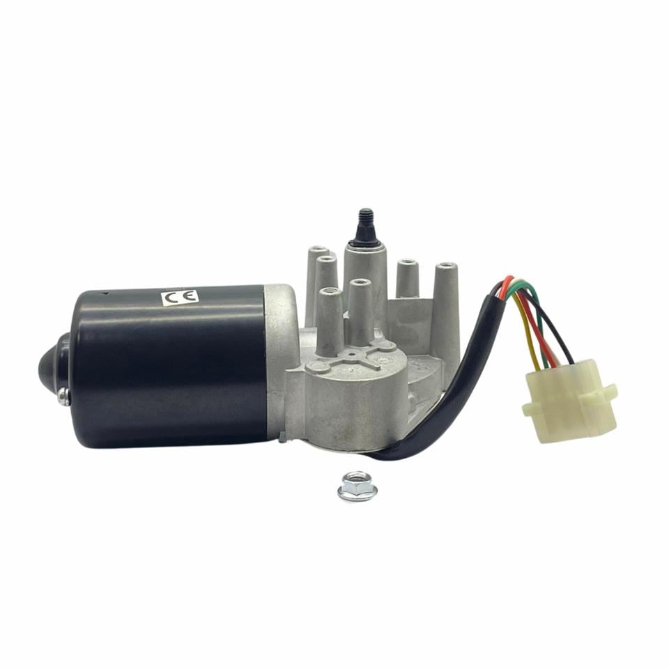 24V SİLECEK MOTORU AĞIR HİZMET (KABLOLU SOKETLİ 5 FİŞ)