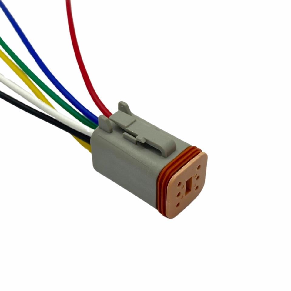 DEUTSCH CONNEKTOR (KABLOLU) DİŞİ 6'LI İŞ MAKİNASI 4057