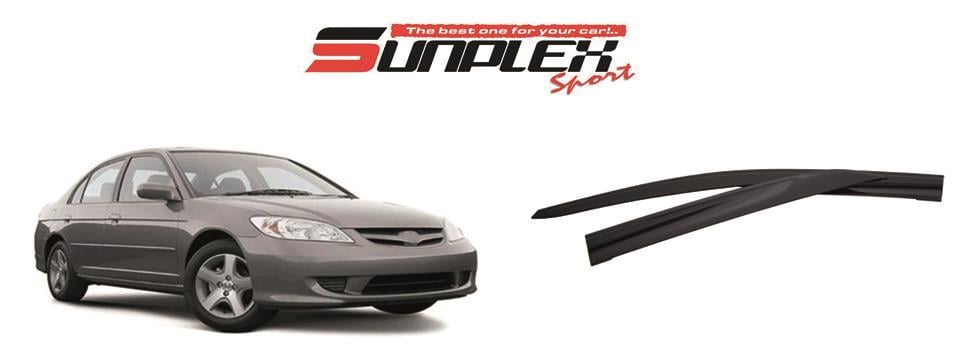 SUNPLEX CAM RÜZGARLIĞI MUGEN HONDA CIVIC 2001-2006 (4 AD)