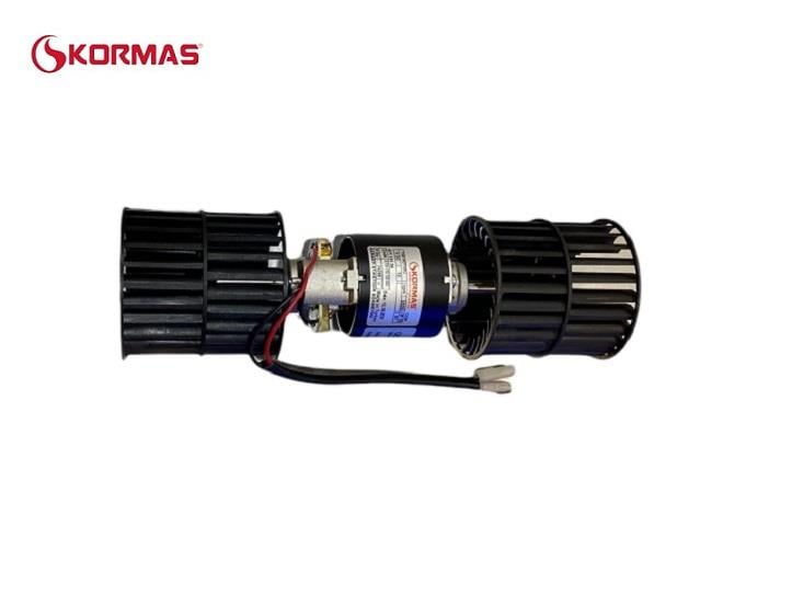 KORMAS 24V KALORİFER MOTORU (ÇİFT MİLLİ-PERVANELİ) FORD CARGO
