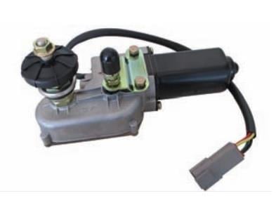 24V SİLECEK MOTORU TEK MİLLİ + SABİT MİL 90° KABİN (UZUN MİL)
