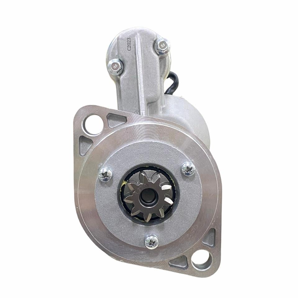 12V MARŞ MOTORU HITACHI TİPİ 9 DİŞ 2.0 KW ISUZU-KOMATSU FORKLİFT-THERMOKING YANMAR MOTORLU