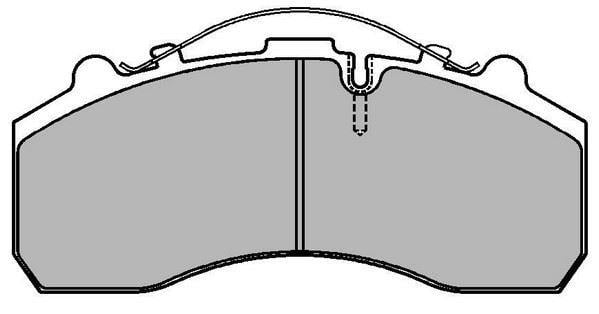 GRAP ÖN-ARKA FREN BALATASI IVECO DAILY-MERCEDES ACTROS/ATEGO/AXOR