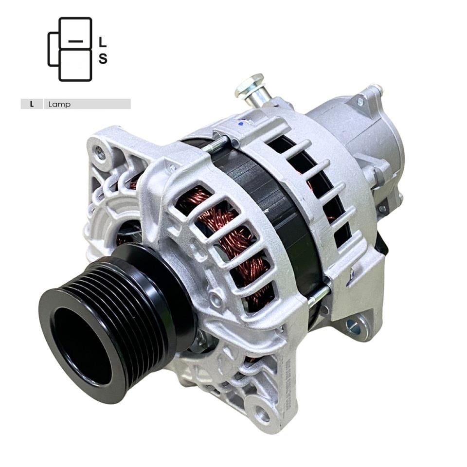 24V ALTERNATÖR DİNAMO 80 A (L-S) (TEK FİŞ) (KLİMALI) ISUZU TURKUAZ OTOBÜS/KAMYON