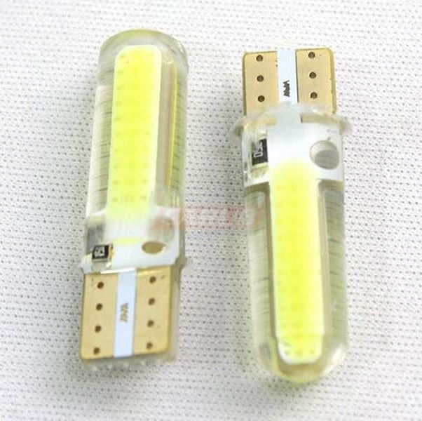 12V DİPSİZ AMPUL T10 NEON LED SİLİKONLU BEYAZ (2 AD)