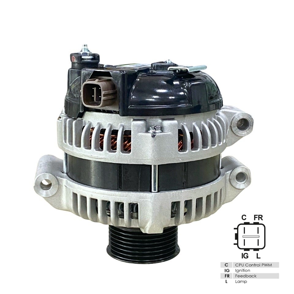 12V ALTERNATÖR DİNAMO DENSO TİPİ 105 A (C-IG-FR-L) (4 FİŞ) HONDA ACCORD VII/CIVIC VIII/CR-V II