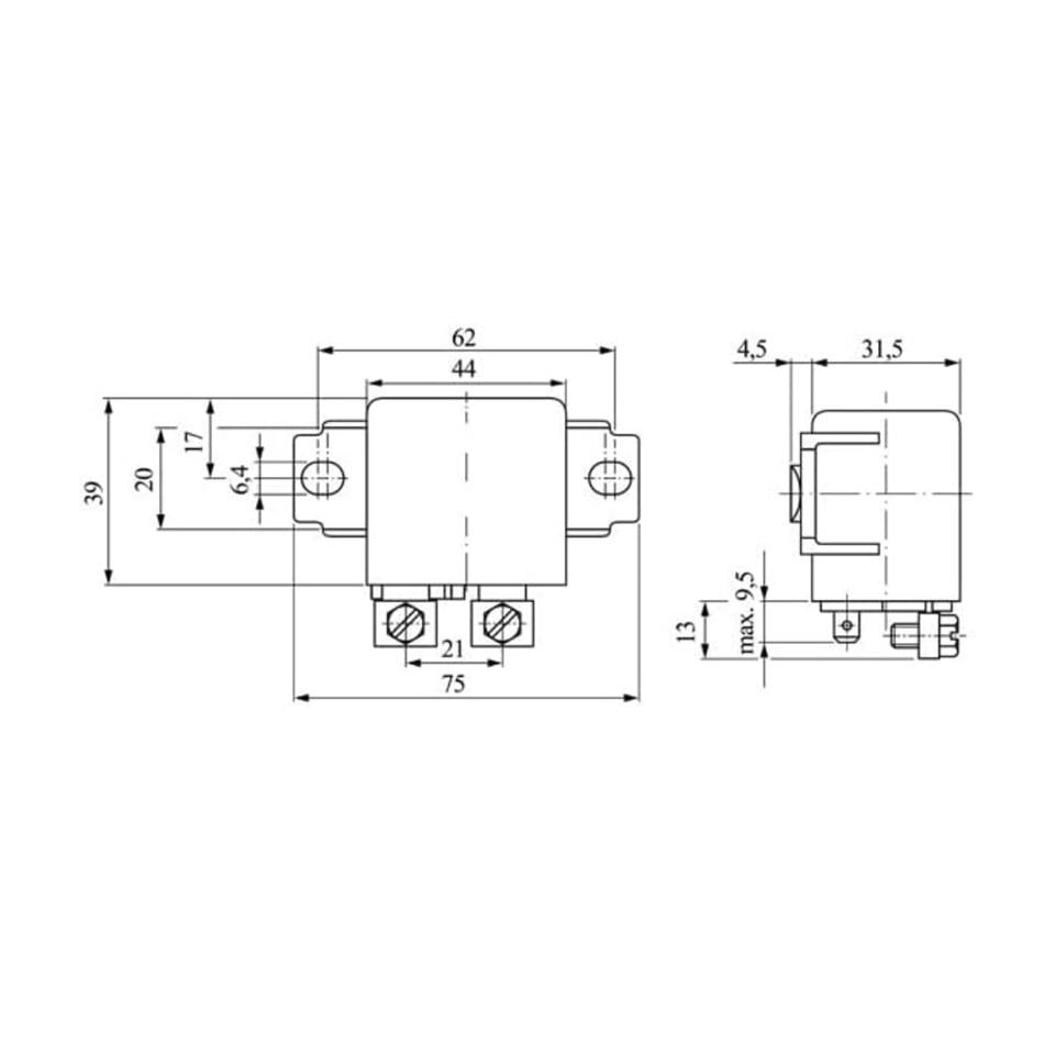 BOSCH 12V RÖLE 4 UÇLU 75 A (BÜYÜK TİP) (30-85-86-87)