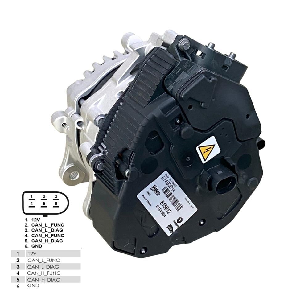 VALEO 48V ALTERNATÖR DİNAMO 250 A AUDI A3/Q3-CUPRA LEON-SEAT LEON-SKODA OCTAVIA IV-VW GOLF VIII