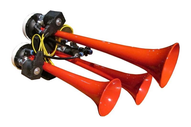 24V 3'LÜ HAVALI KORNA DALİ-DALİ (3 SESLİ) (ARAP KORNA)