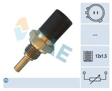 FAE HARARET MÜŞÜRÜ (SICAKLIK SENSÖRÜ) (2 FİŞ SİYAH SOKETLİ) HONDA ACCORD/CIVIC/C-RV (M12*1.5)