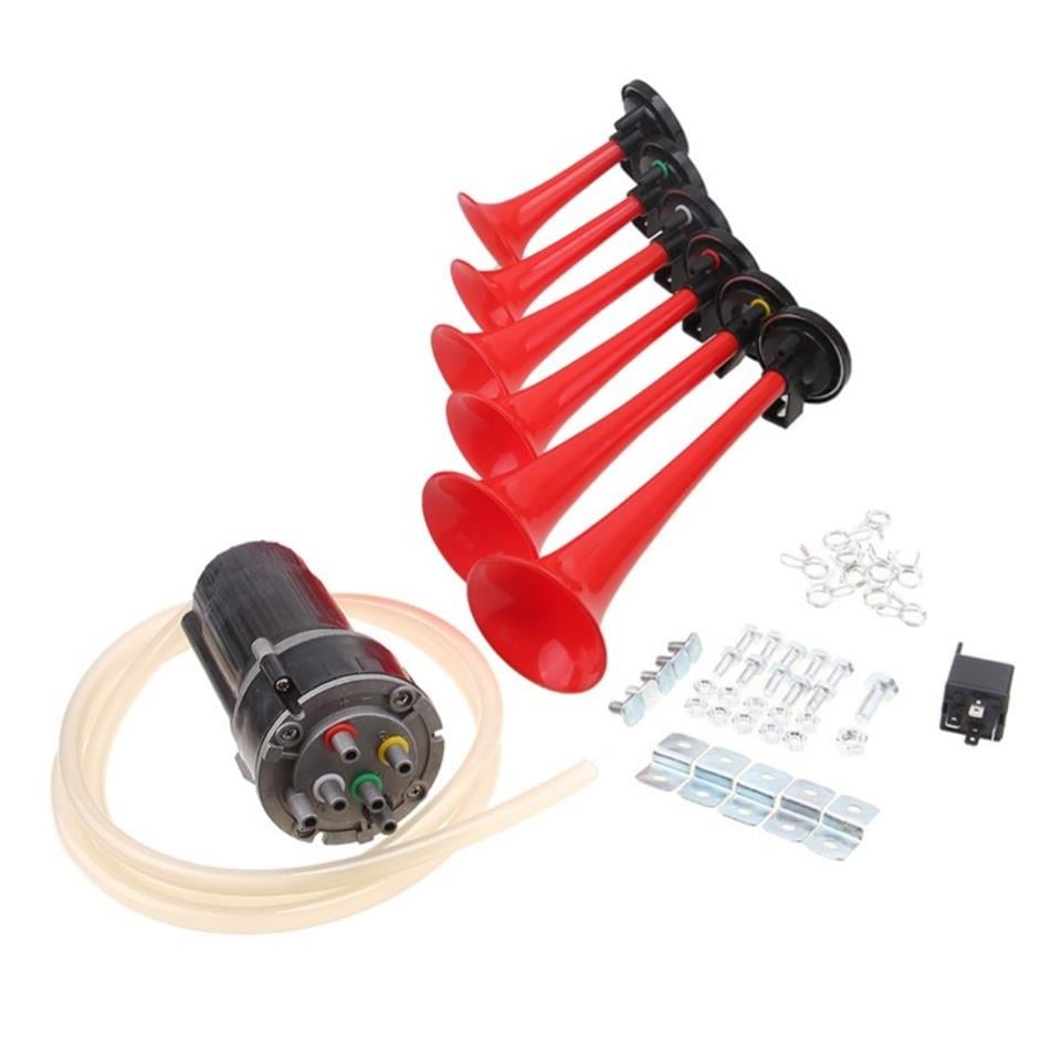 ALPEX 12V HAVALI KORNA MELODİLİ (6 BORULU) KOMPRESÖRLÜ