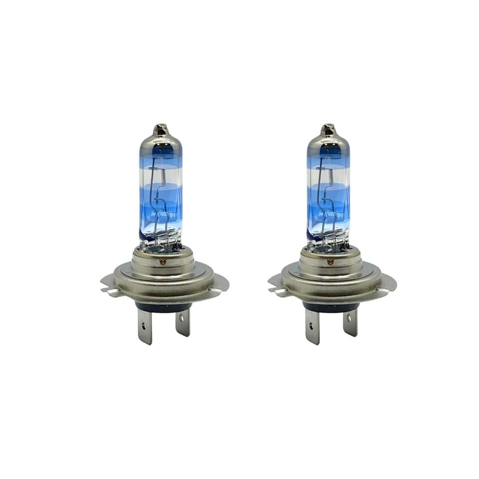 WOLFRAM 12V H7 AMPUL 55W +%200 PARLAK IŞIK +150 METRE FAZLA GÖRÜŞ +%20 BEYAZ IŞIK (2 AD) 