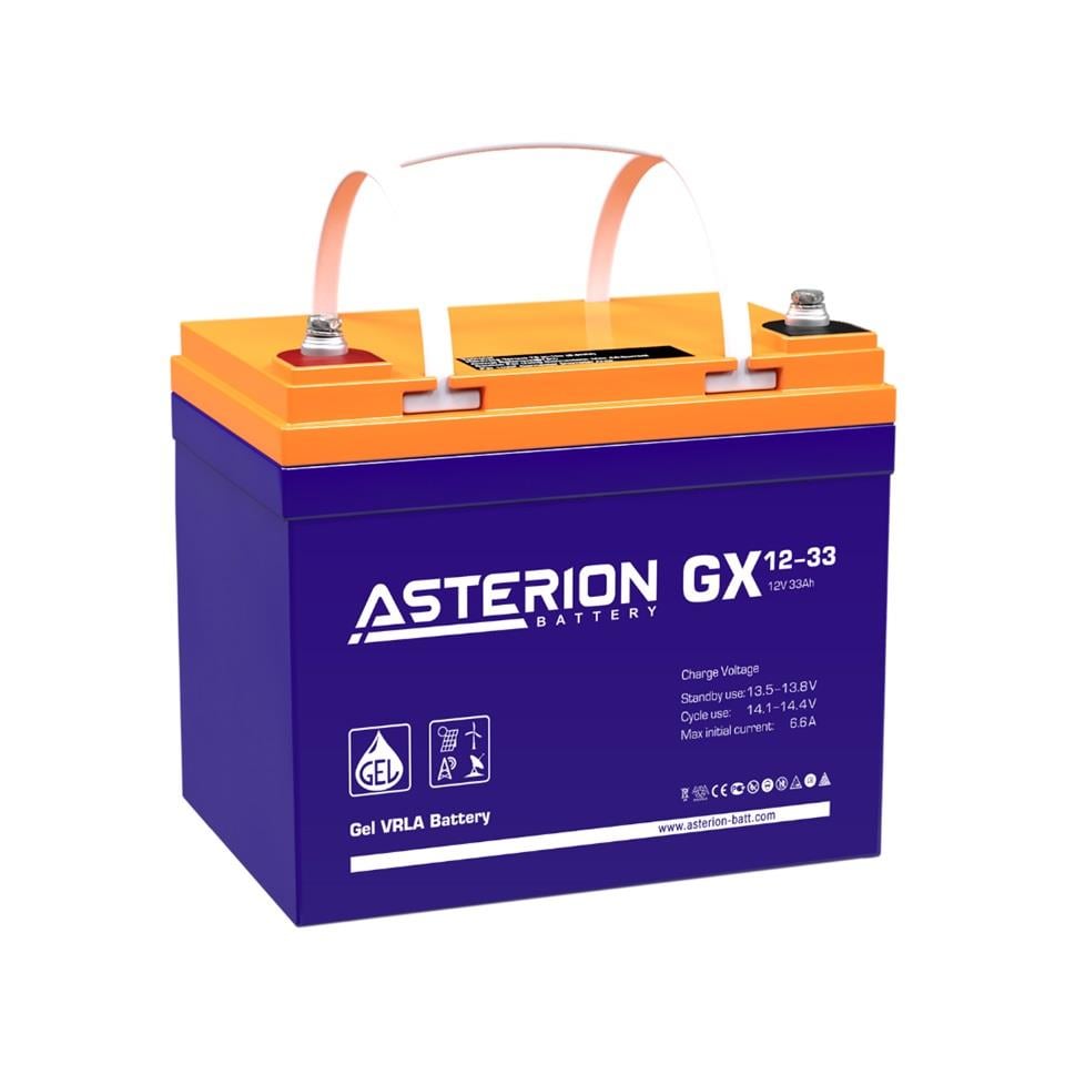 ASTERION 12V 33 AH ENGELLİ ARAÇ AKÜSÜ JEL (195*130*155) (11 KG)