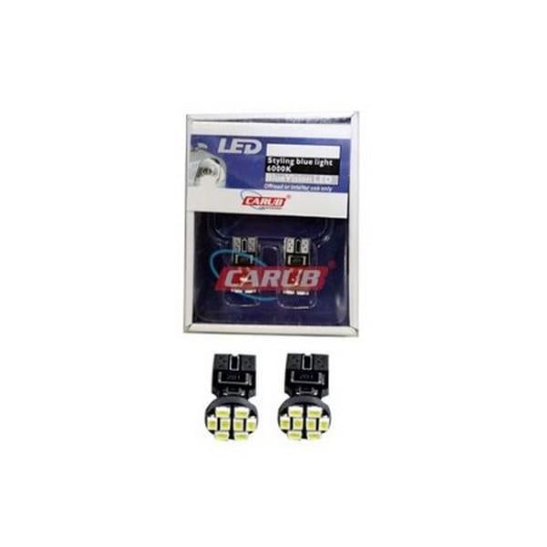 12V DİPSİZ AMPUL T10 (8 LEDLİ) BEYAZ (2 AD) 