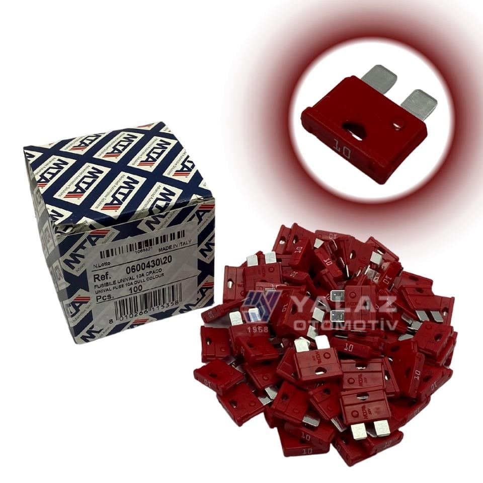 MTA BIÇAK SİGORTA 10 A (100 ADET) (19*19 MM)