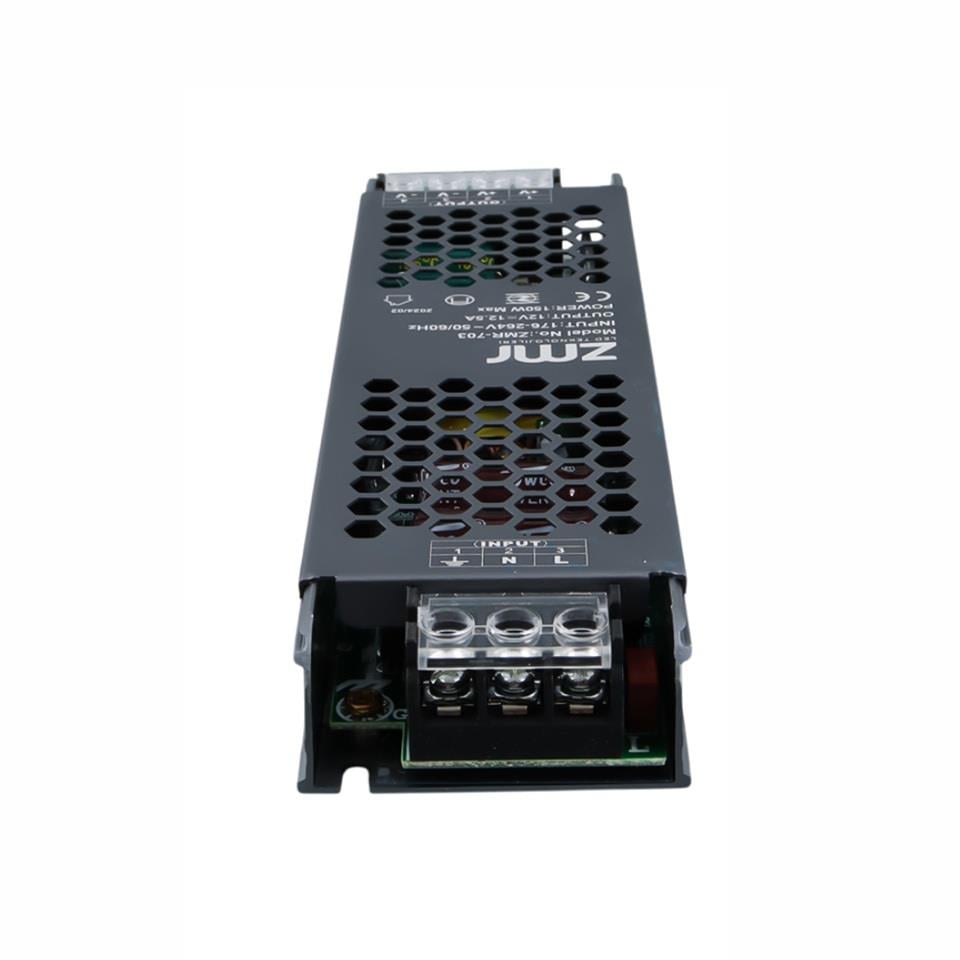 220V-240V AC GİRİŞ/12V DC ÇIKIŞ KONVERTÖR (VOLTAJ DÜŞÜRÜCÜ) (TRAFO) 12.5 A 150W (İNCE KUTULU) ZMR703