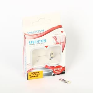 SPECHTON 12V DİPSİZ T5 AMPUL 3 LEDLİ BEYAZ 0.48W (2 AD)