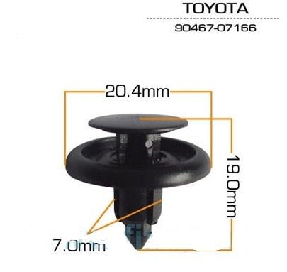 DAVLUMBAZ KLİPSİ (ÇAKMA) (7 X 19) TOYOTA
