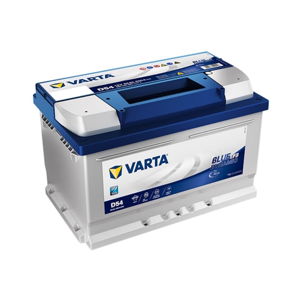 VARTA 12V 65 AH AKÜ EFB BLUE DYNAMIC CCA 650 A (EN) (START-STOP) (278*175*175) ALÇAK