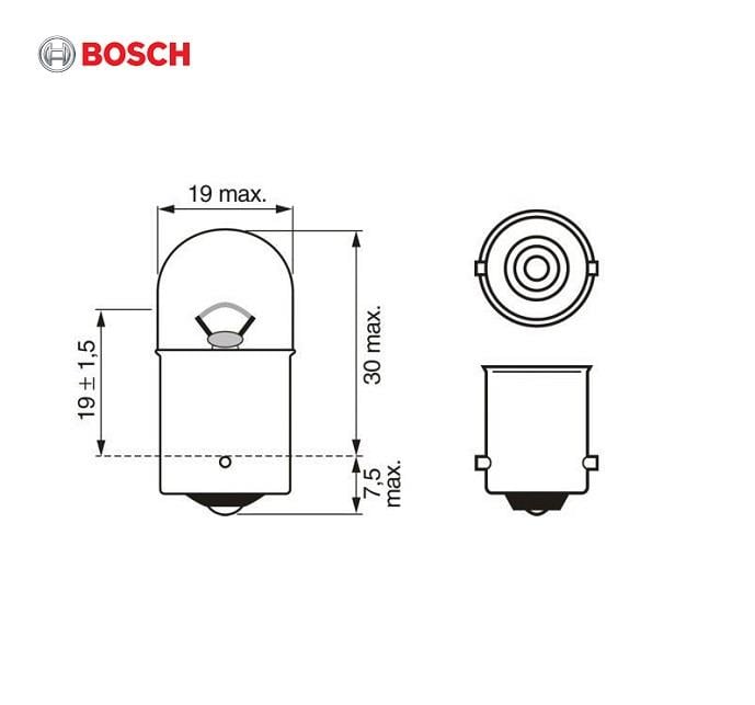 BOSCH 12V 67 AMPUL 10W