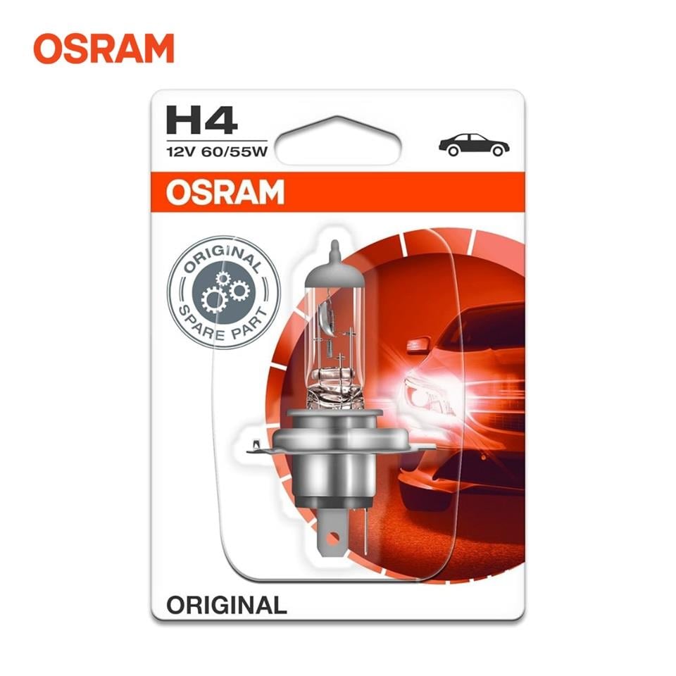OSRAM 12V H4 AMPUL 60/55W 43T STANDART GERMANY