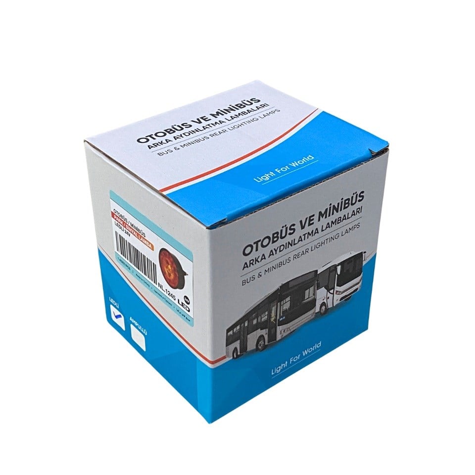 24V PARK-SİNYAL LAMBASI 16 LEDLİ (YUVARLAK) ( 98 MM) BMC-KARSAN-TEMSA