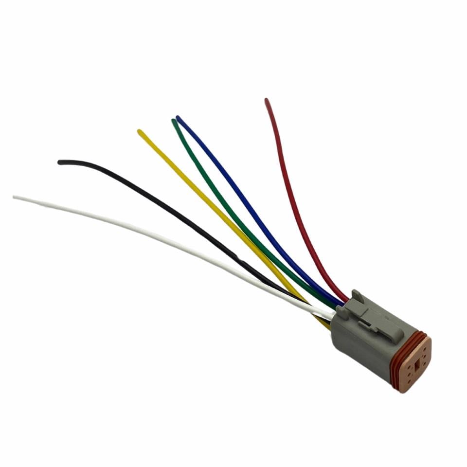 DEUTSCH CONNEKTOR (KABLOLU) DİŞİ 6'LI İŞ MAKİNASI 4057