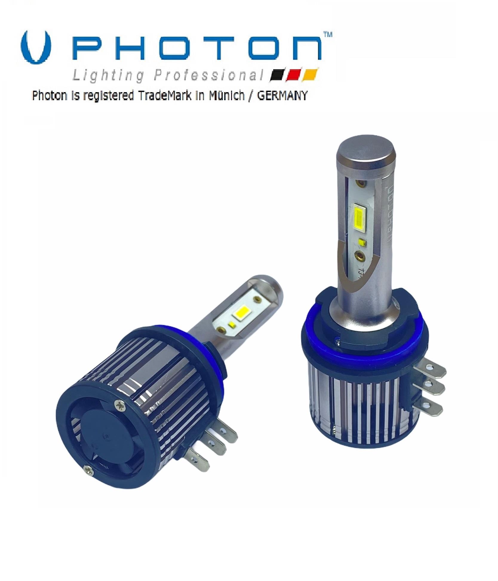 PHOTON 12V H15 CSP LED XENON FAR AMPUL SETİ 6500K 8000 LÜMEN