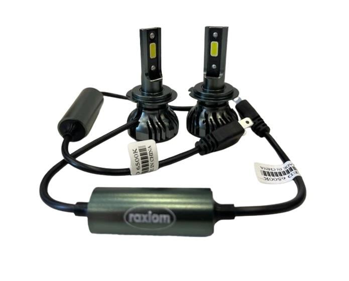 RAXIOM 9V-36V H7 DOB LED XENON FAR AMPUL SETİ 6500K 8000 LÜMEN 48W CANBUS