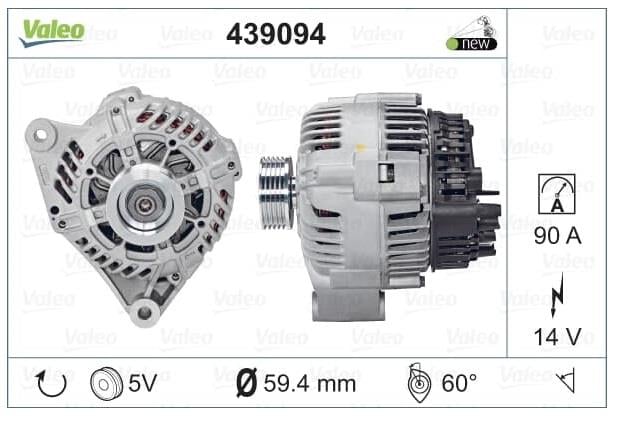 VALEO 12V ALTERNATÖR DİNAMO 90 A (L) CITROEN-PEUGEOT