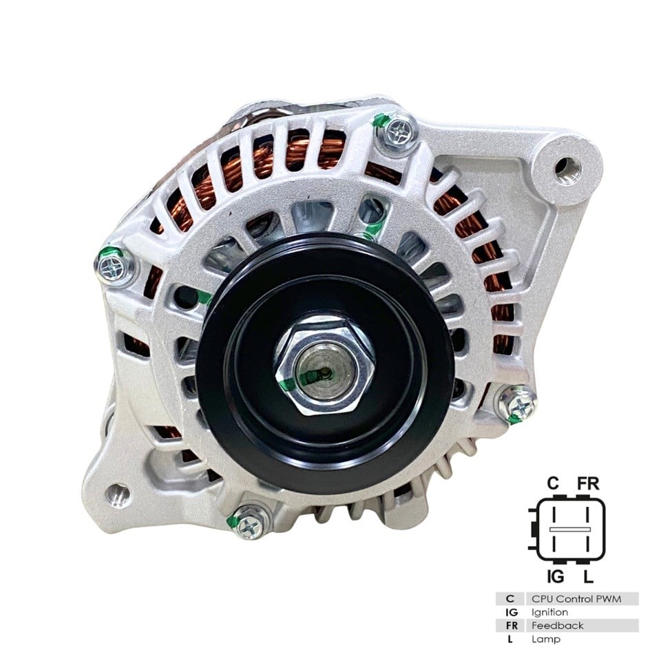 12V ALTERNATÖR DİNAMO 80 A (C-IG-FR-L) (4 FİŞ) HONDA CITY/CIVIC/JAZZ