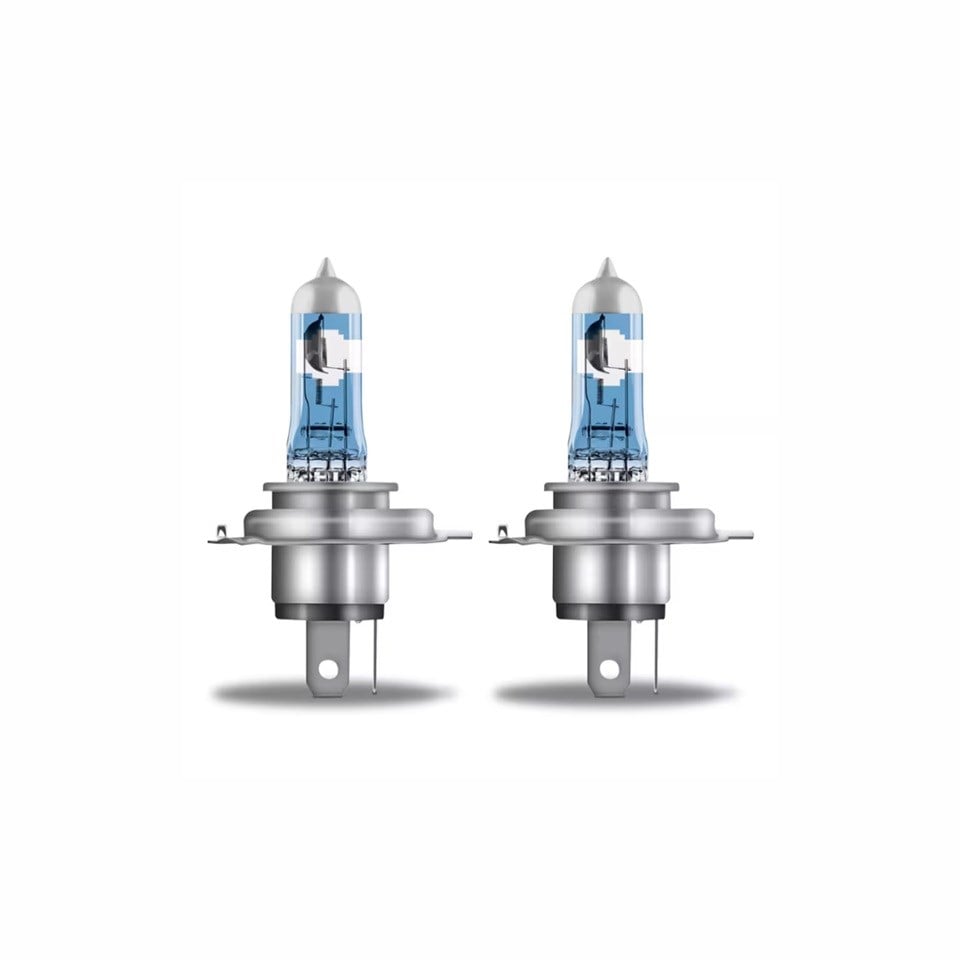 OSRAM 12V H4 AMPUL 60/55W +%150 PARLAK IŞIK +150 METRE FAZLA GÖRÜŞ +%20 BEYAZ IŞIK (2 AD)