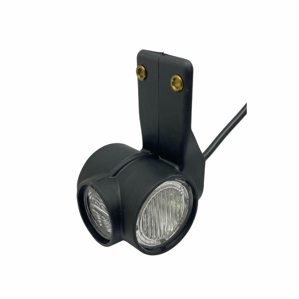 ASPOCK 12V-30V BOYNUZ TAKOZ LAMBASI KISA (LEDLİ) SARI-KIRMIZI-BEYAZ SOL