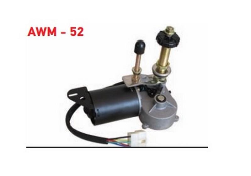 12V SİLECEK MOTORU TEK MİLLİ + SABİT MİL 90° KABİN