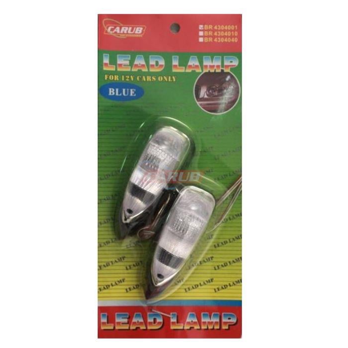 12V DEKOR LAMBA LED YAPIŞTIRMALI MAVİ (2 ADET)
