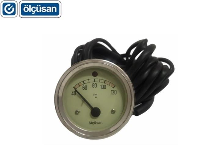 ÖLÇÜSAN HARARET SAATİ CİVALI 7 MT (40°C-120°C) (İKAZLI) (60 MM)