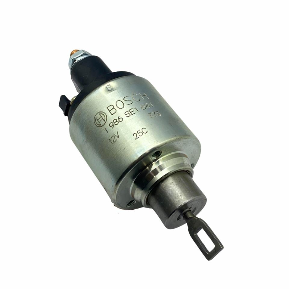 BOSCH 12V MARŞ OTOMATİĞİ İNCE GÖVDE M6 SAĞ (KISA PİSTON-YÜKSEK KAPAK)