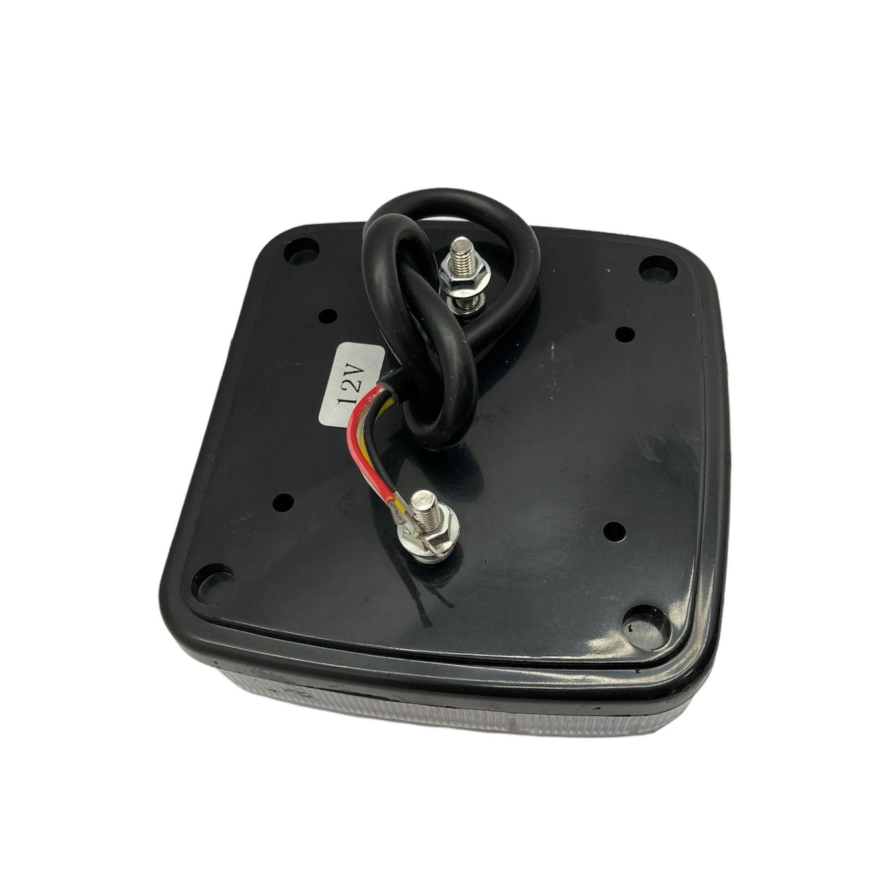 12V STOP LAMBASI KARE (LEDLİ) (103*107 MM) BEKO LODER-KOMATSU-VOLVO 