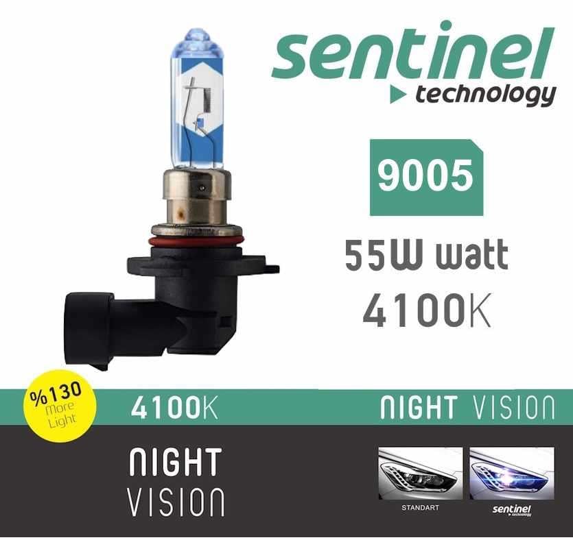 12V HB3 9005 AMPUL 60W %130 FAZLA IŞIK  4100K (2 AD)