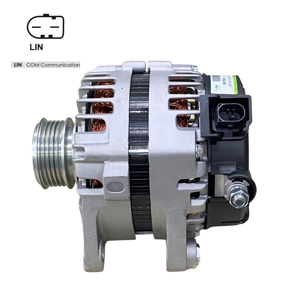 12V ALTERNATÖR DİNAMO 120 A (TEK FİŞ) (LIN) HYUNDAI ELANTRA IV/I20/I40-KIA CARENS IV/RIO/STONIC 