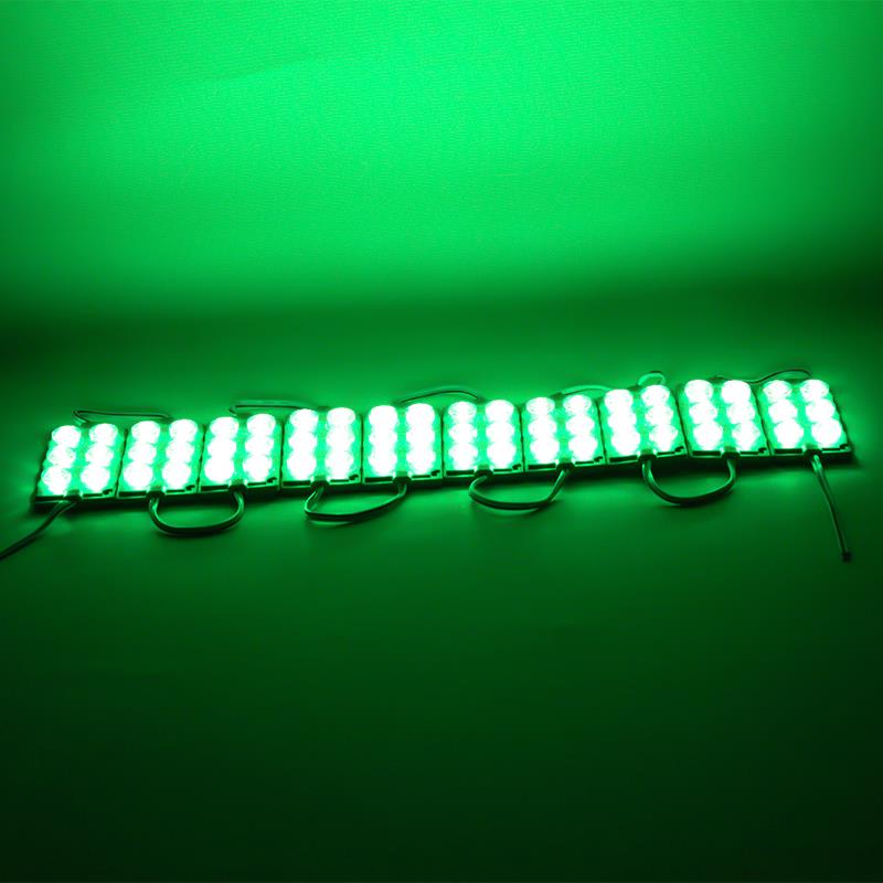 24V MODUL LAMBA 6-LEDLİ (CAMLI) YEŞİL (75*40 MM)