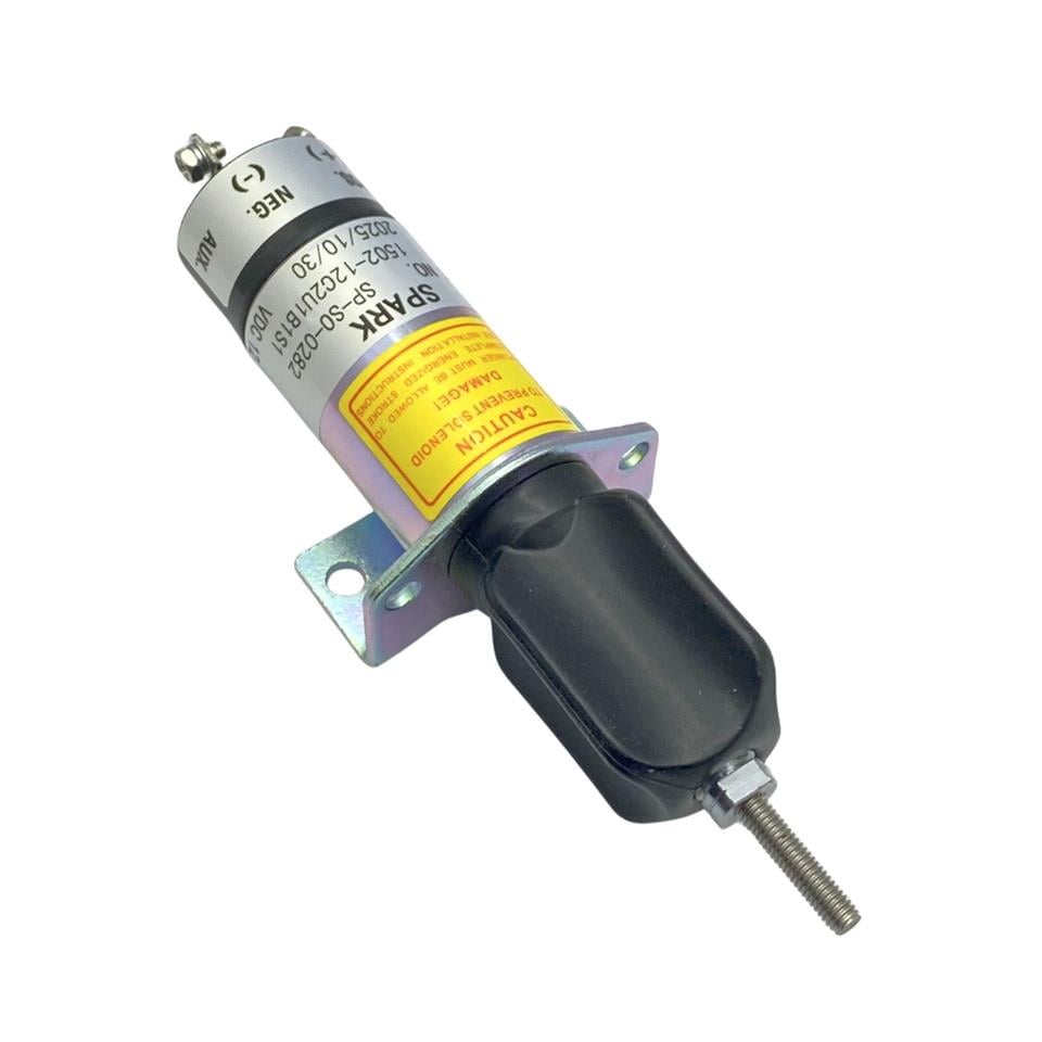 12V STOP SELENOİDİ ÖNDEN AYAKLI 38 MM (2 ÇIKIŞ) (PLT) (U)