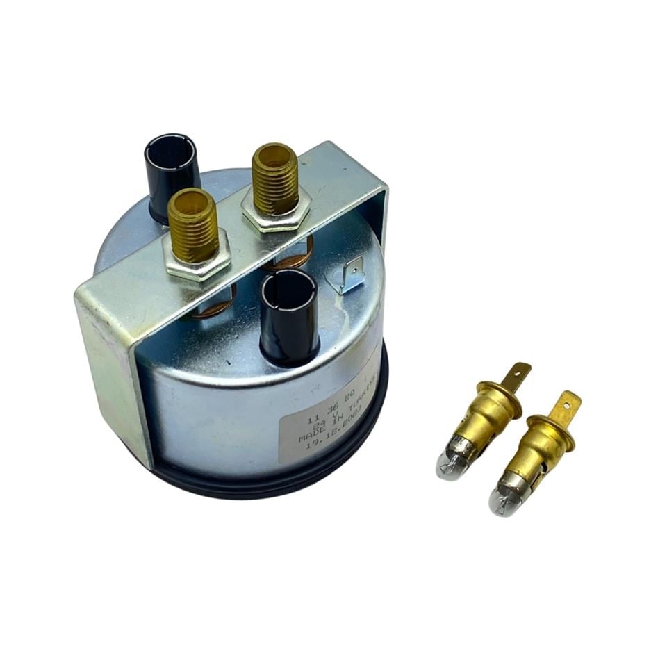 ÖLÇÜSAN HAVA SAATİ 10 BAR MEKANİK (ÇİFT REKORLU BORULU TİP) (ÇİFTLİ) (ÖN-ARKA) (80 MM)