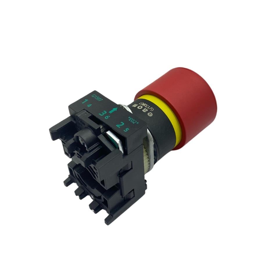 EAO ACİL STOP BUTONU (GÖVDELİ) (45-2C36.1920.000 ; 45-2300.1000.000)