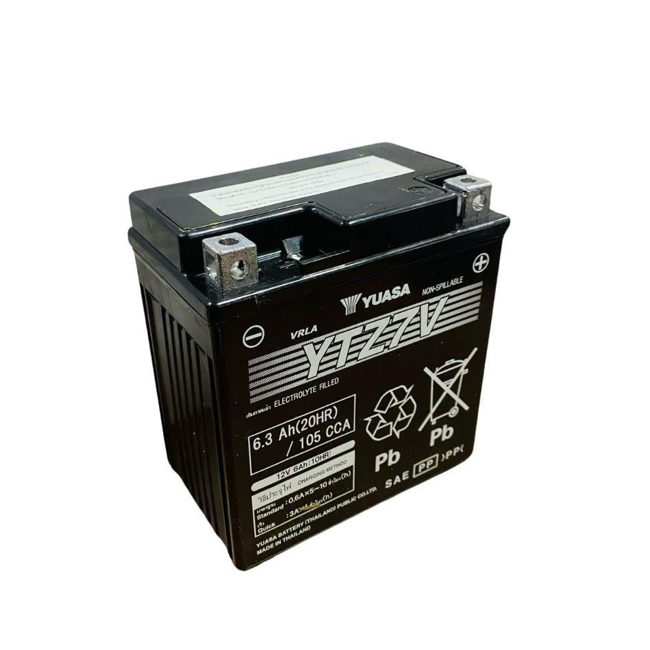 YUASA 12V 6.3 AH MOTOSİKLET AKÜSÜ 105 A (EN) (113*70*120) (YTZ7V)