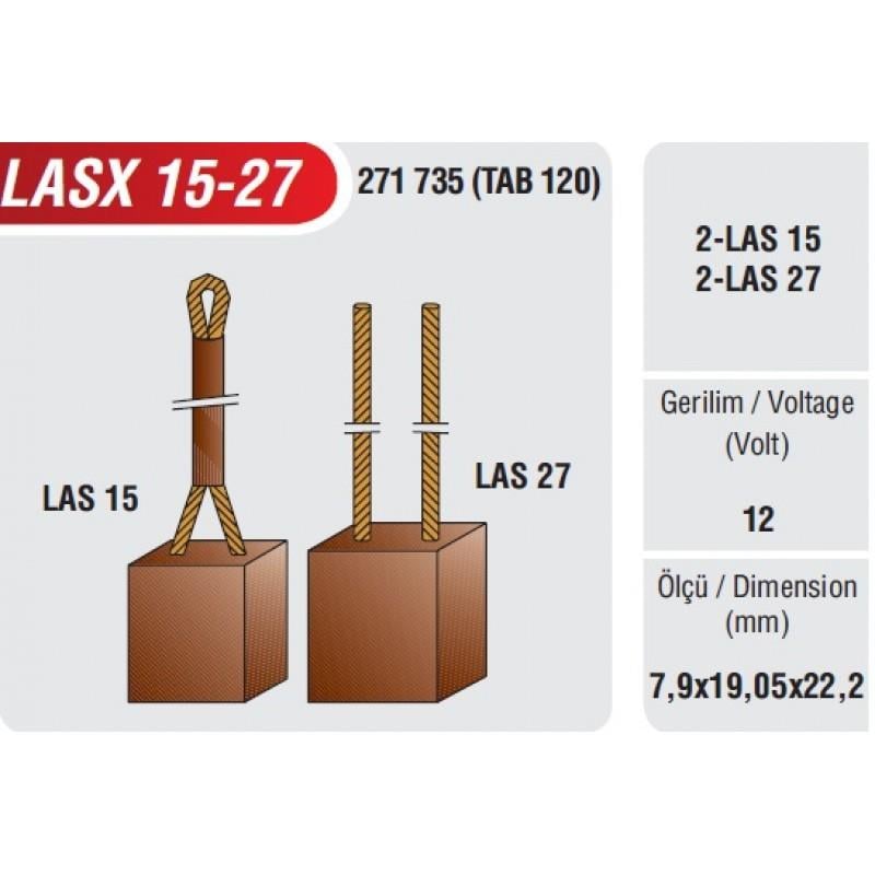 MEGA MARŞ KÖMÜRÜ LUCAS TİPİ LASX-15 (4 AD)