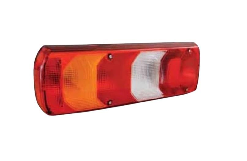 STOP LAMBASI 6-FONKSİYONLU (YAN SOKETLİ 7-FİŞ) (PLAKALI) SOL MERCEDES ACTROS/AROCS